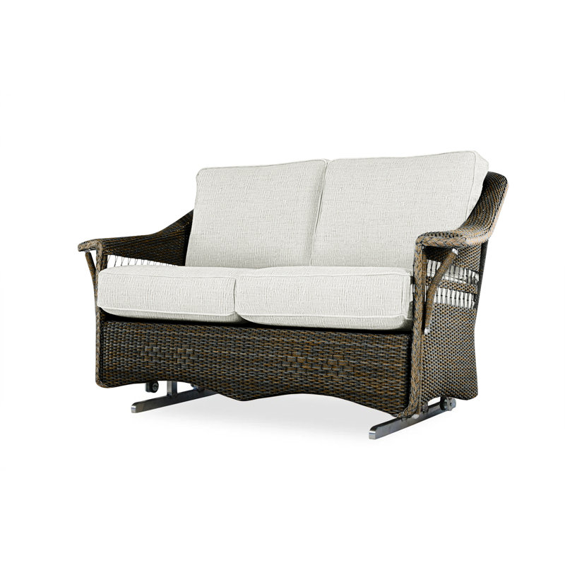 Nantucket Outdoor 2 - Seat Loveseat, Mink, Bamboo Bay Sky