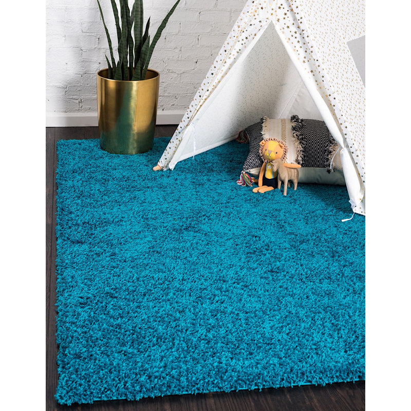 Tapis à poils longs à poils longs, Rectangle 6 pi x 9 pi