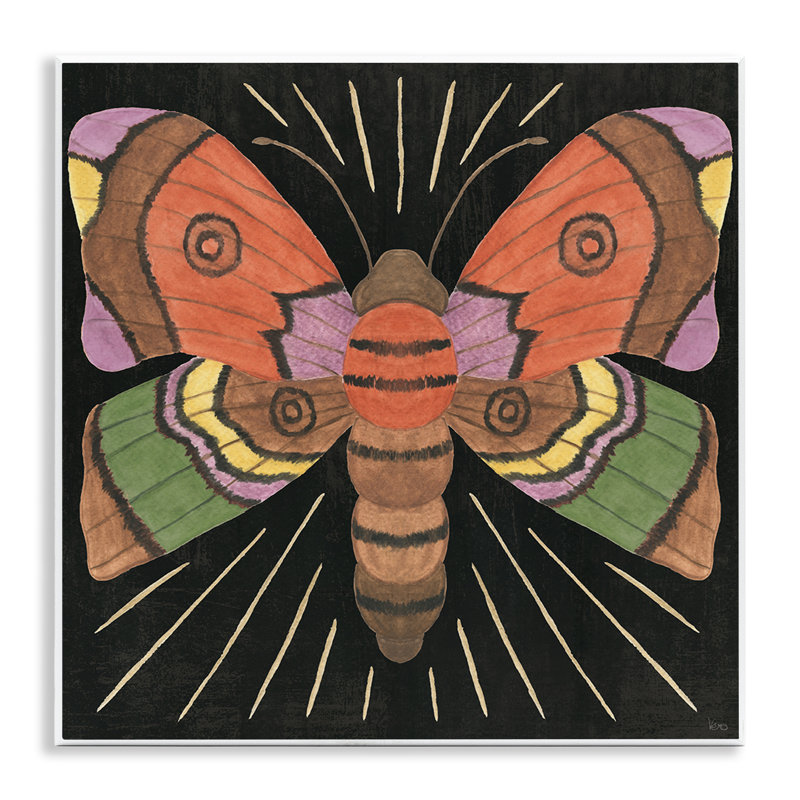 Art mural Spooky Chic Moth par Veronique Charron