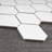 Handmade 11.23 in. x 10.75 in. Honeycomb Glossy Porcelain Mosaic Wall and Floor Tile-36932273