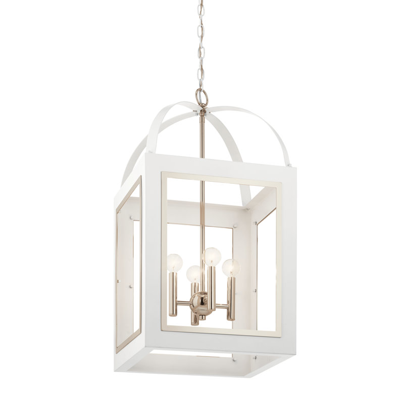 4 - Light Unique/Statement Pendant, White