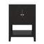 Meuble-lavabo 24 po avec lavabo, petit meuble-lavabo avec lavabo en céramique, meuble-lavabo avec 2 portes et 1 tablette ouverte-114229099