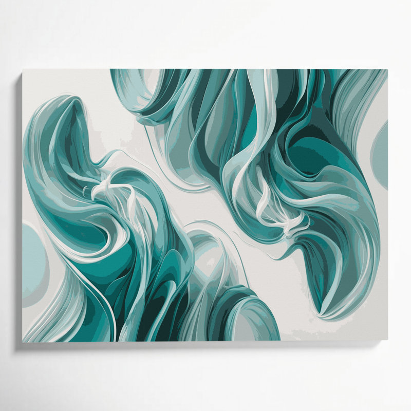 Art mural sur toile Lyrical Abstraction 81, H 16 po x l 20 po