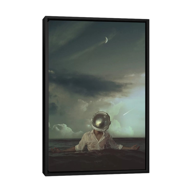 Ashore by Rob Hakemo - Print on Canvas, Black Framed, 66.04 cm H x 45.72 cm W