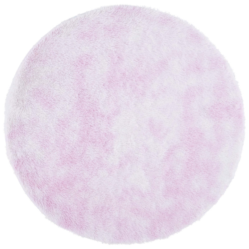 Zura Shag Performance Abstract Rug, Round 4'