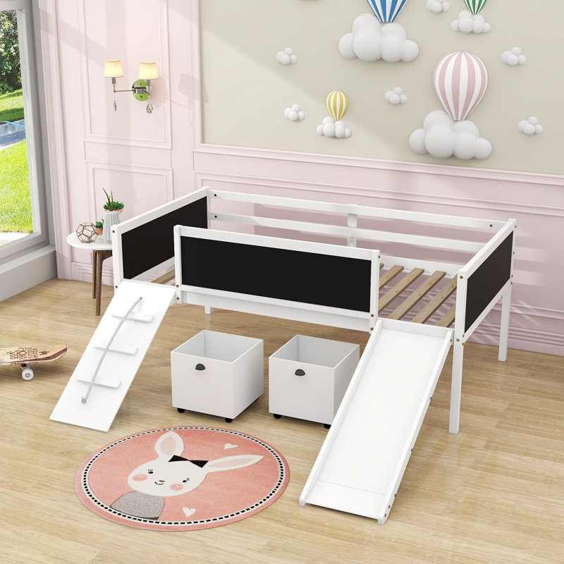 Harvester Kids Twin Loft Bed, White