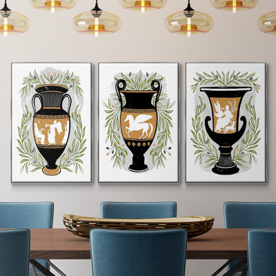 Vases grecs I 3 pièces