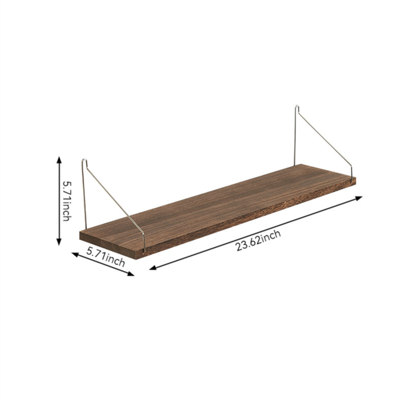 Sherli Wood Floating Shelf, 5.71" H x 23.62" W x 5.71" D