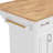 54Inch Large Kitchen Island With Rubber Wood Drop Leaf-1103505346