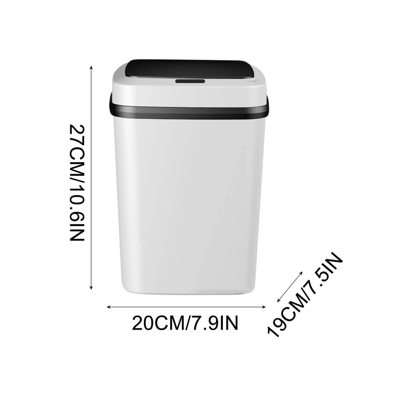 Automatic Sensor Trash Can For Bathroom Kitchen