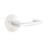 Argos Flat Double Dummy Door Lever with Round Rosette