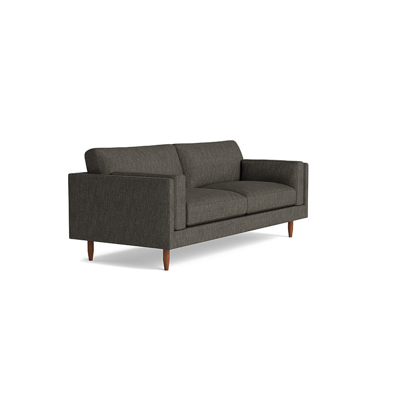 Skinny Fat Sofa ("85"), Performance Weave - Onyx