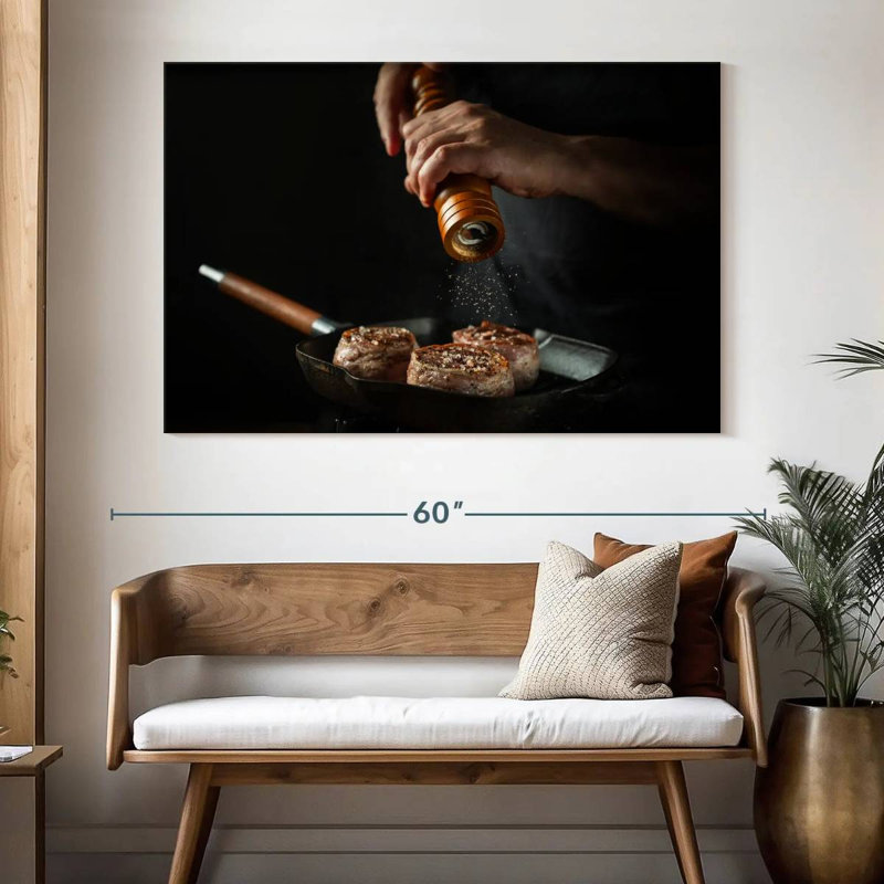 Bœuf poêlé Senne, H 34 po x l 51 po