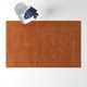 Guiness Solid Color Hand Loomed Wool Area Rug in Orange