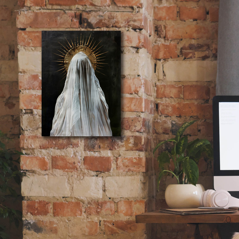 «Crowned Figure» par Svetlana Aleynikova, art mural sur toile, H 16 po x l 12 po