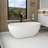 59“ Freestanding Soaking Solid Surface Bathtub