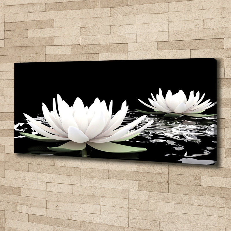 Water Lilies - Wrapped Canvas Print