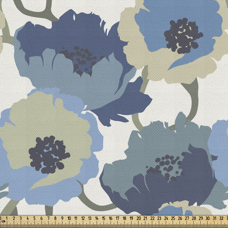 Tissu floral Ambesonne, l 58 po x L 72 po