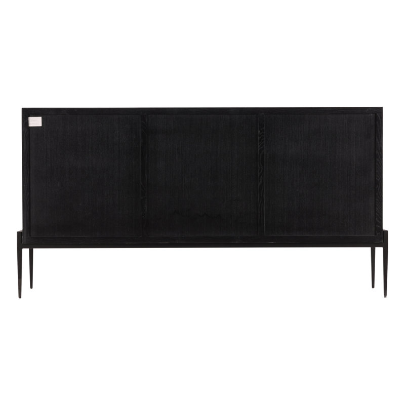 Furniture Classics Stevens Charcoal Oak Marble Top Sideboard