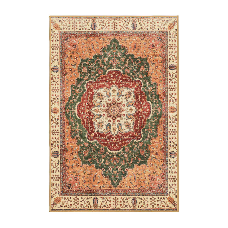 Abstract Indoor Rug, Rectangle 7' x 10'
