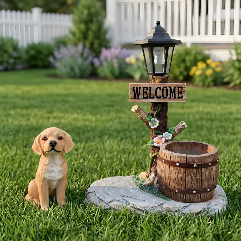 Statue de jardin Labrador