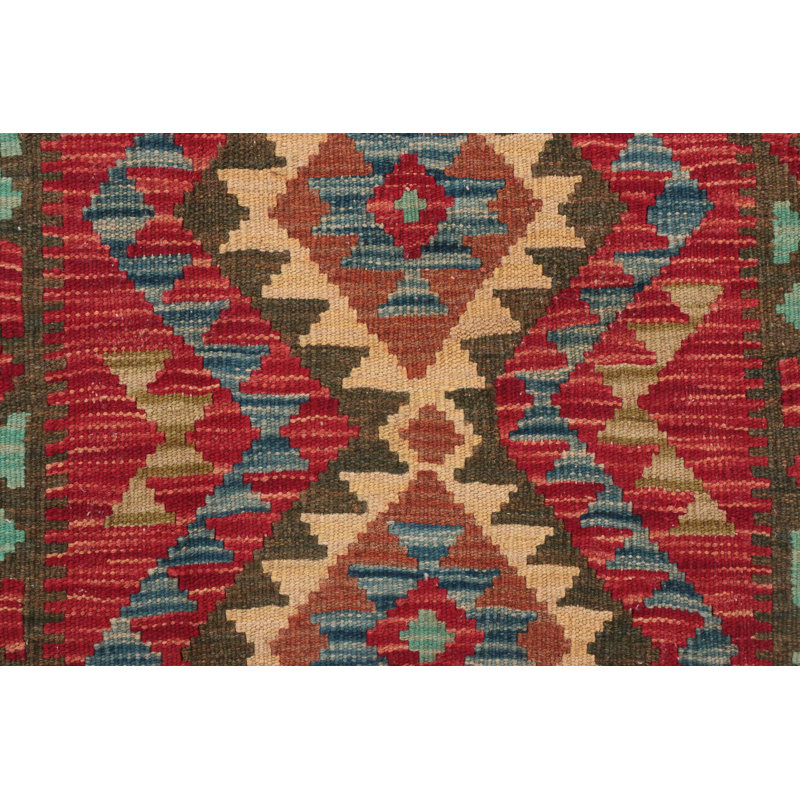 Geometric Hand Woven 60cm X 90cm Area Rug