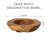 Gentiane Solid Wood Decorative Bowl - Set of 1