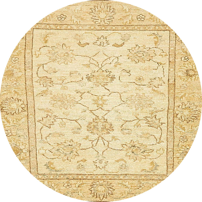 Tapis abstrait moderne 472, Rond 8 pi