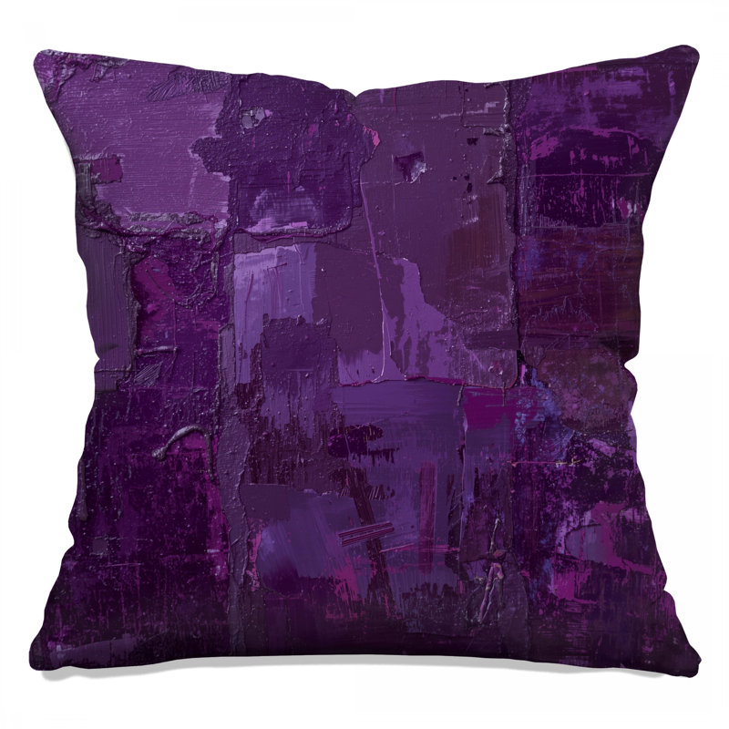 Coussins décoratifs mauves, 26 po x 26 po