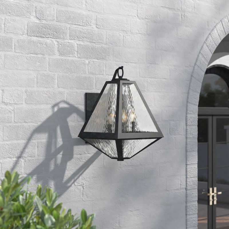 Maribel Black 3 - Bulb 21'' H Outdoor Wall Mount