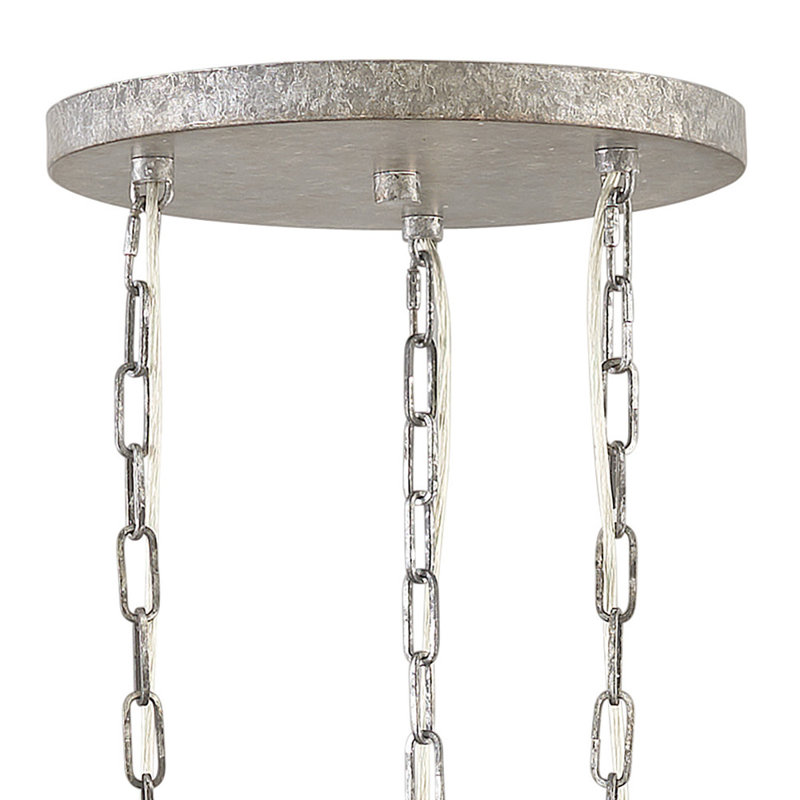 Carson 3 - Light Cluster Globe Pendant, Weathered Zinc