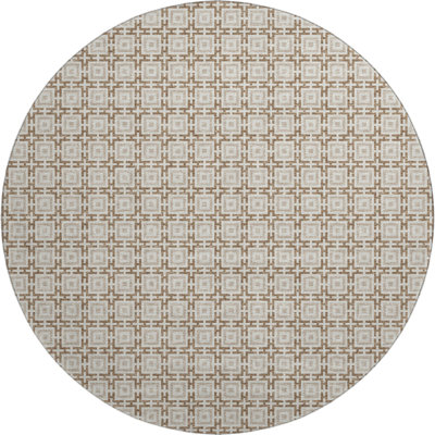Premium Machine Washable Markhi AMF139 Taupe Rug