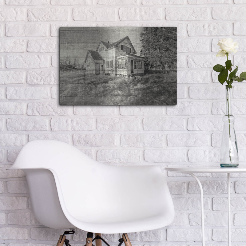 «Lost Farmstead On The Prairie 034» par Gordon Semmens, H 16 po x l 24 po