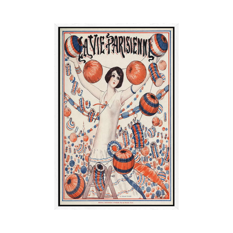 1924 La Vie Parisienne Magazine Cover by Armand Vallee - Gallery-Wrapped Canvas Giclée on Canvas, 66.04 cm H x 45.72 cm W
