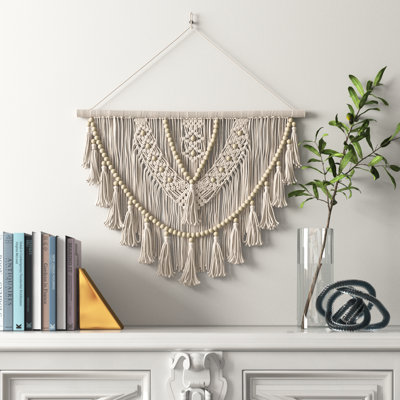 Hand Woven Blended Fabric Wall Hanging