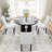 5-Piece Round Dining Table set-384861009-385400580-400858445