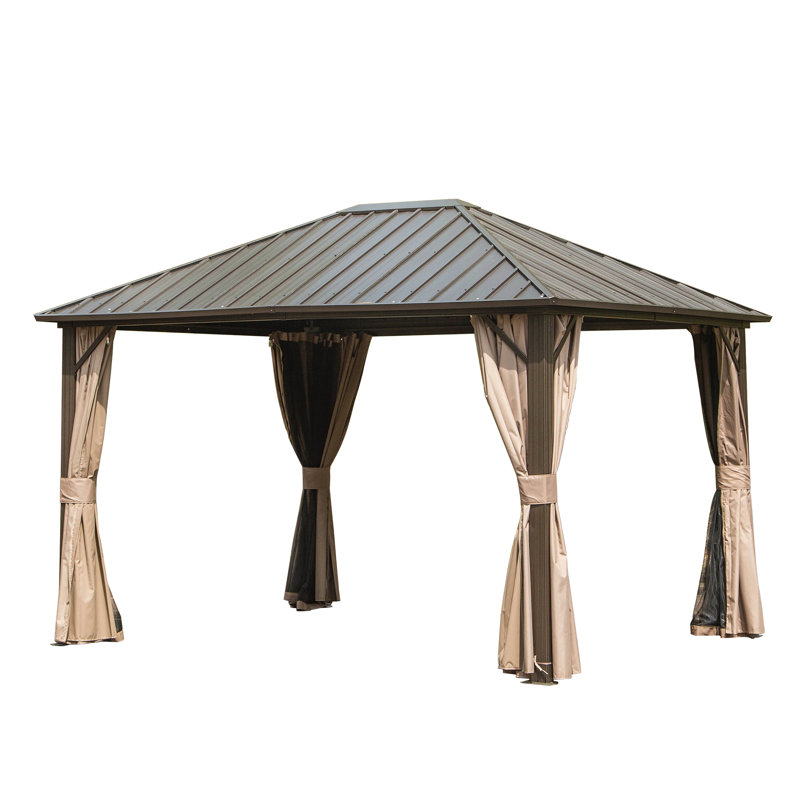 Pavillon de jardin extérieur en acier galvanisé Shepherd