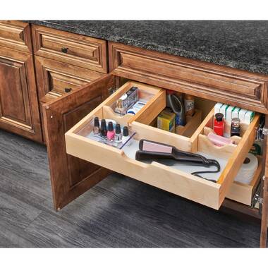 Cabinet Organizers and Storage Wood Drawer Organizer Pull Out Cabinet  Sliding Shelf Base Kitchen Bathroom Organizer Under Sink Pull Out Organizer