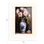 Resin And Wood Scalloped Photo Frame, White