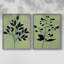 Impression encadrée Earthly Botanical I-Premium - prête à être accrochée - aucun clou requis - aucun clou requis-107998098-107998096