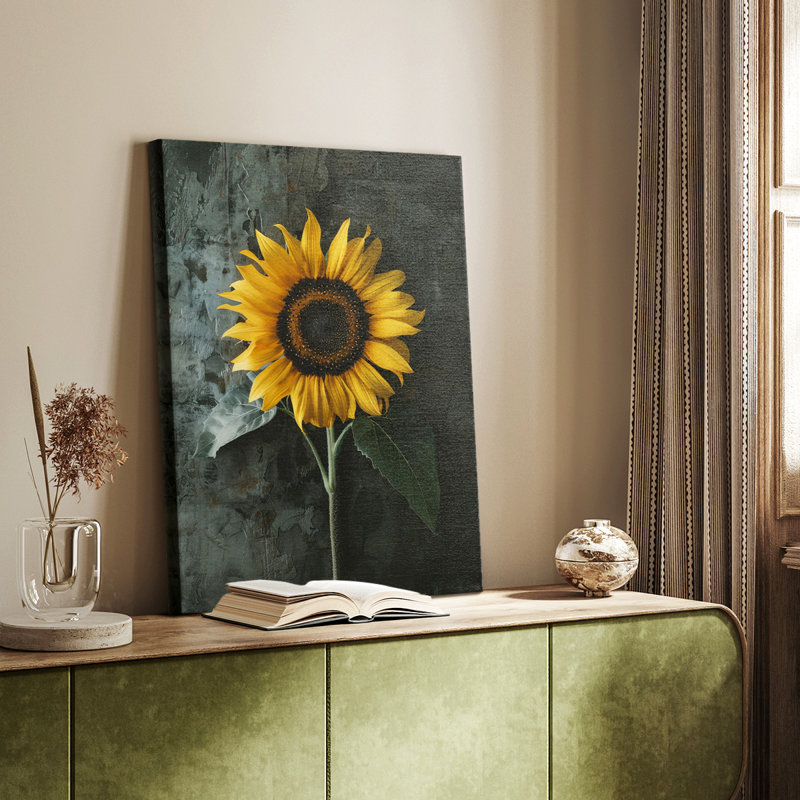 FLORAL Series D III - Gallery Cavas, H 18 po x l 12 po