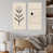 Toile avec cadre blanc