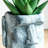 5X5.5X9" Easter Island Cement Planter