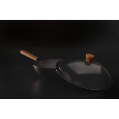 Wok en acier carbonisé JIA (36 cm)
