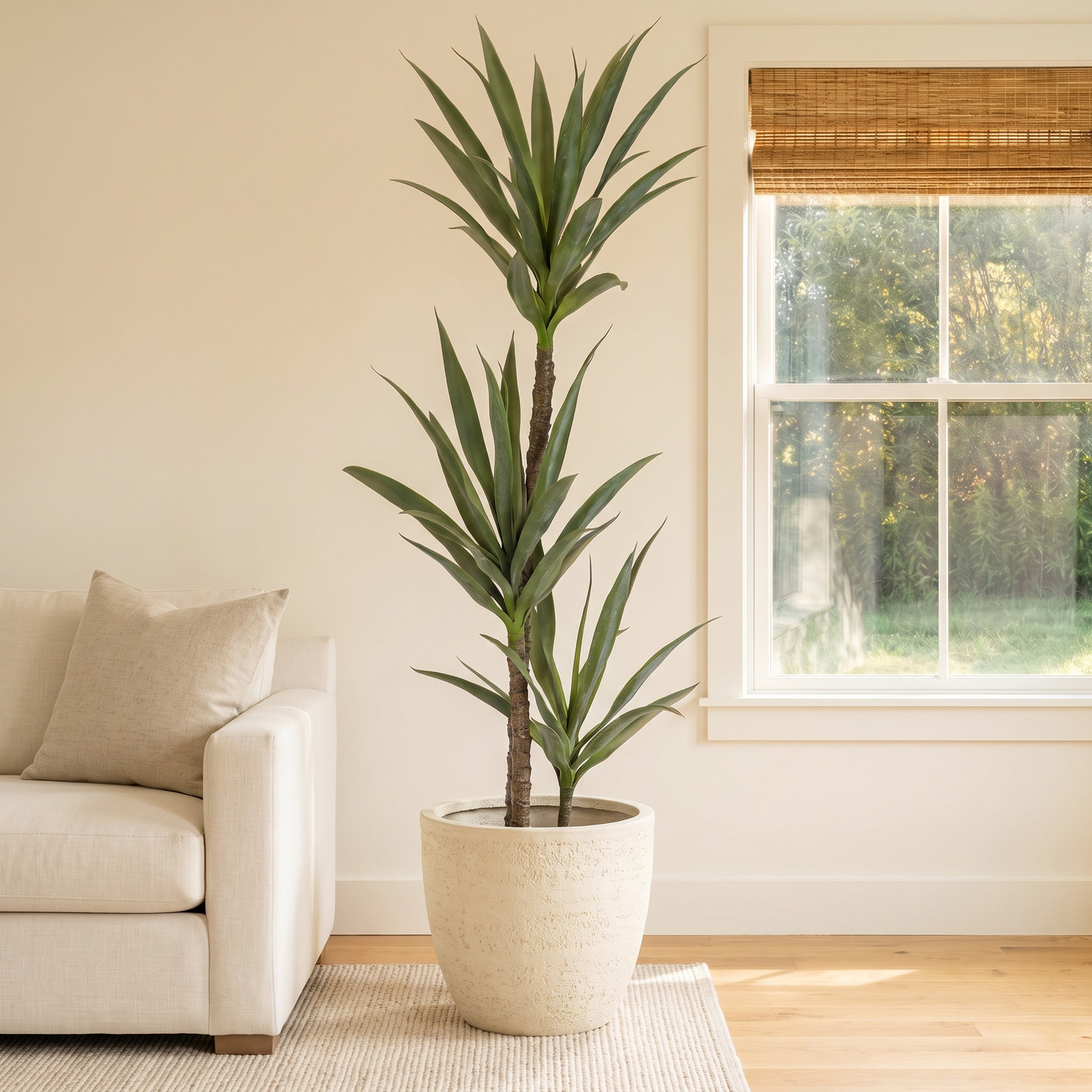 61'' Faux Dracaena Tree in Planter