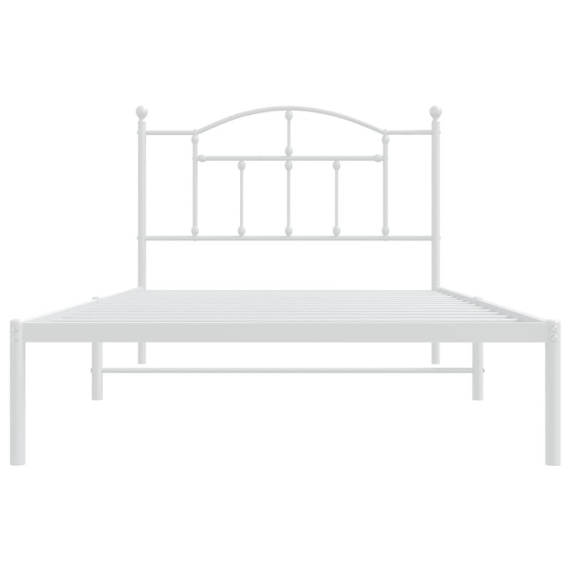 Kathi Metal Bed, White