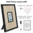 Americanflat 12x16 Wedding Guest Book Alternative With 80 Heart Tokens - Fits One 4x6 Photo