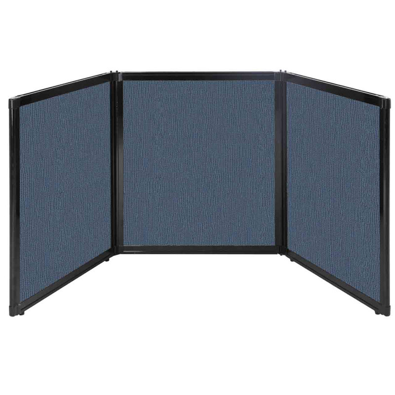 Versare Tabletop Booth Display, 36" x 78", Ocean