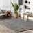 Parnell Eco-Friendly Handmade Tufted Soft Cotton Gray/Black Area Rug-118071353