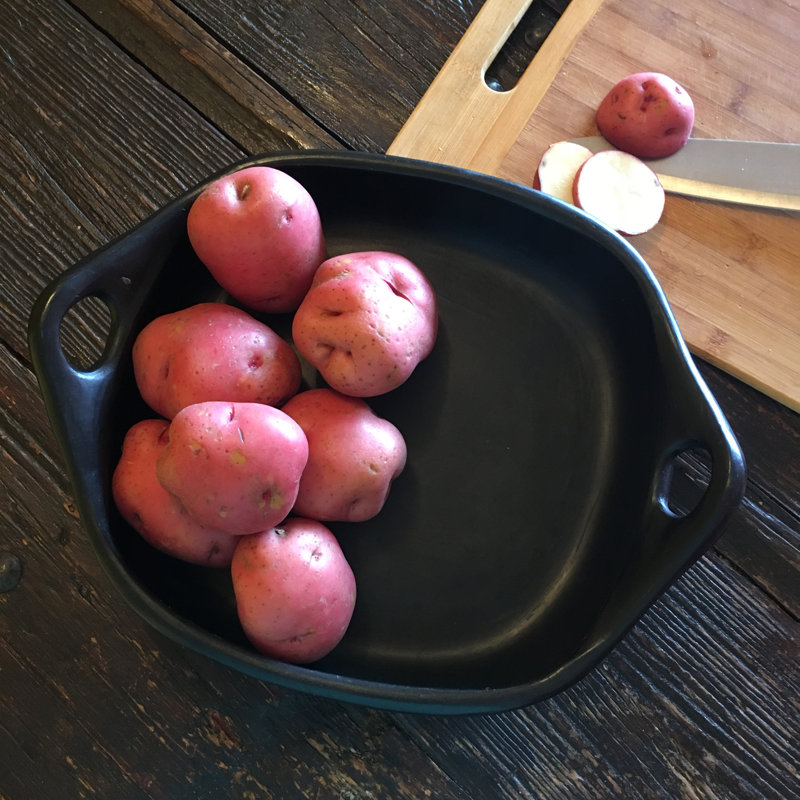 Ancient Cookware 9.5'' Earthenware Roasting Pan